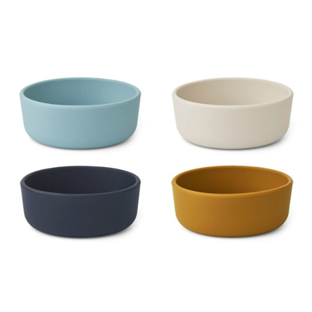 Picture of Liewood® Iggy silicone bowls 4 pack Sea Blue Multi Mix