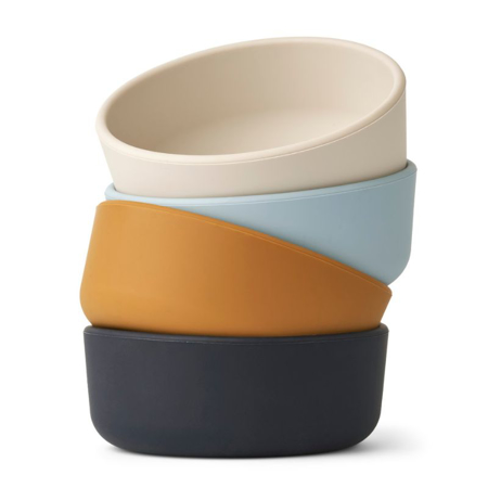 Picture of Liewood® Iggy silicone bowls 4 pack Sea Blue Multi Mix
