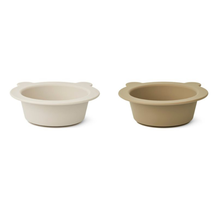 Picture of Liewood® Peony Suction Bowl Sandy/Oat Mix