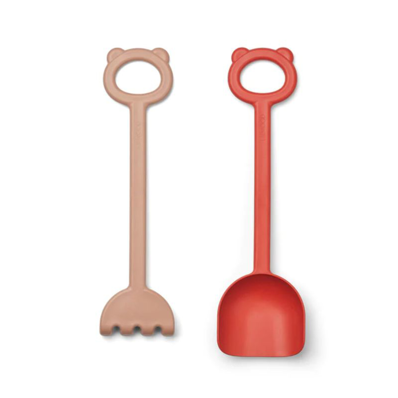 Picture of Liewood® Hilda Shovel and Rake Apple Red/Pale Tuscany Rose