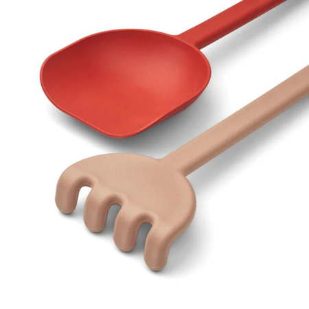 Picture of Liewood® Hilda Shovel and Rake Apple Red/Pale Tuscany Rose