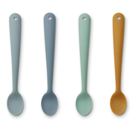 Picture of Liewood® Siv feeding spoon 4-pack Blue Multi Mix