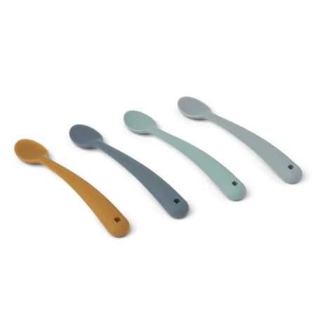 Picture of Liewood® Siv feeding spoon 4-pack Blue Multi Mix