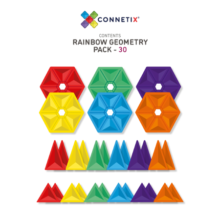 Picture of Connetix® Magnetic Tiles Geometry Pack 30 pcs.
