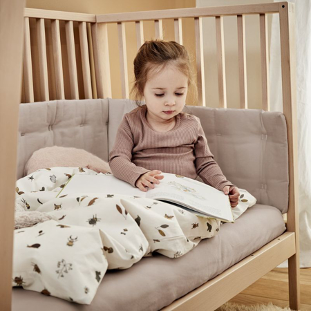 Picture of Leander® Sheet for Baby Cot 2 pcs. Cappuccino 120x60