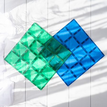 Picture of Connetix® Base Plate Pack Blue & Green 2 pcs.