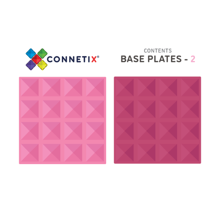 Picture of Connetix® Base Plate Pack Pastel Pink & Berry 2 pcs.
