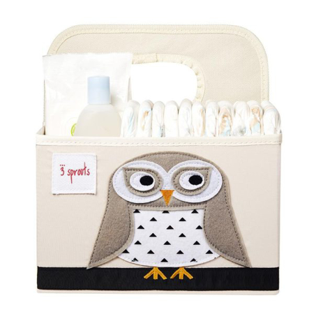Picture of 3Sprouts® Diaper Caddy Owl