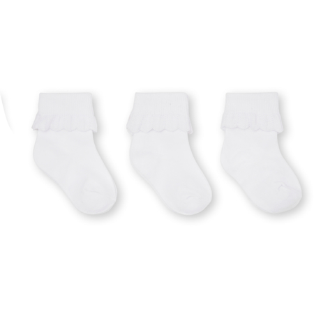 Picture of Konges Sløjd® Rib Socks 3 pack Optic White (15/16)