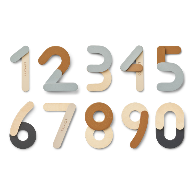 Picture of Liewood® Magnetic Numbers Jota Sea Blue Multi Mix