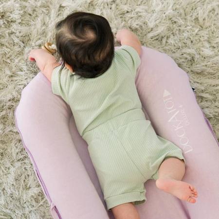 Picture of DockAtot® Deluxe+ By Morris & Co. Lovely Lilac Chambray (0-8m)