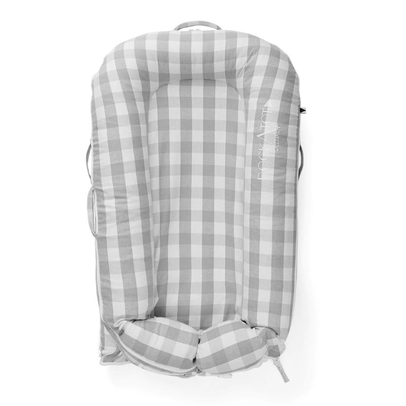 Picture of DockAtot® Deluxe+ Stone Gingham (0-8m)