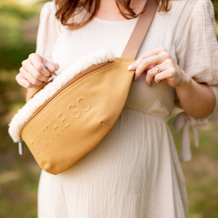 Picture of Childhome® Banana bag On the Go Suede Look