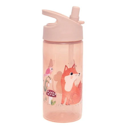 Picture of Petit Monkey® Drinking bottle Woodlands Pink