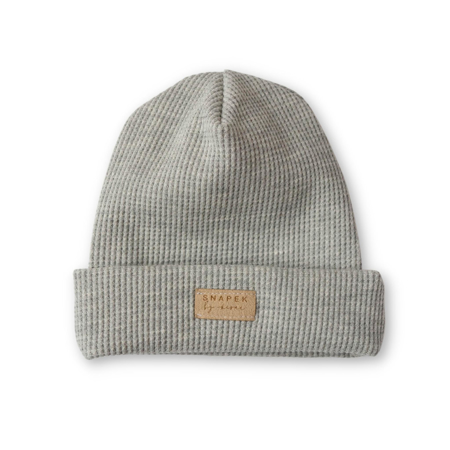 Picture of Snapek® Beanie Waffle Light Grey