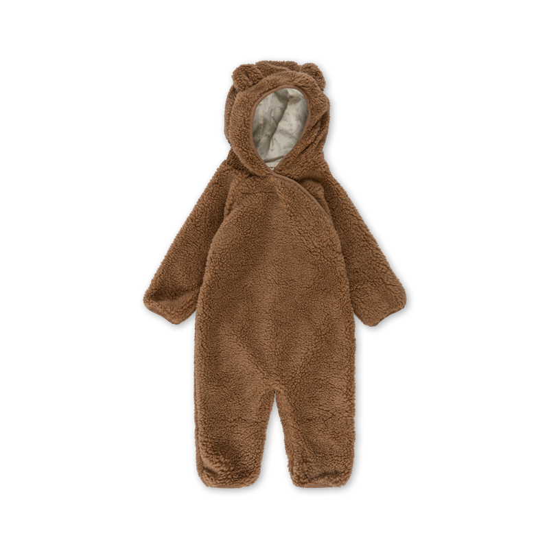 Picture of Konges Sløjd® Grizz Teddy Onesie Tobacco Brown