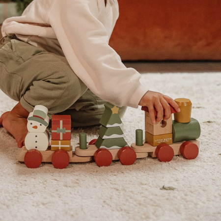 Picture of Little Dutch® Christmas Stacking Train