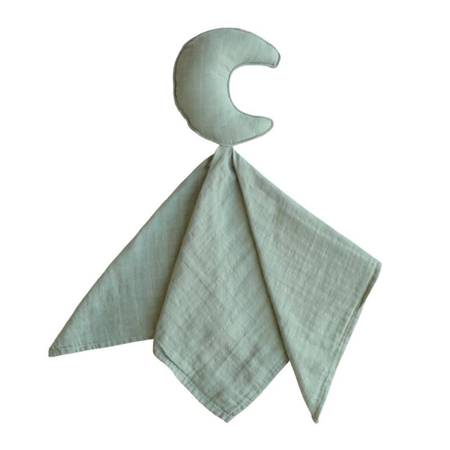 Picture of Mushie® Lovey Blanket Moon Roman Green 