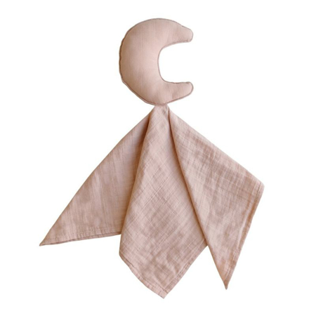 Picture of Mushie® Lovey Blanket Moon Blush