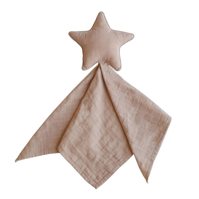 Picture of Mushie® Lovey Blanket Star Natural