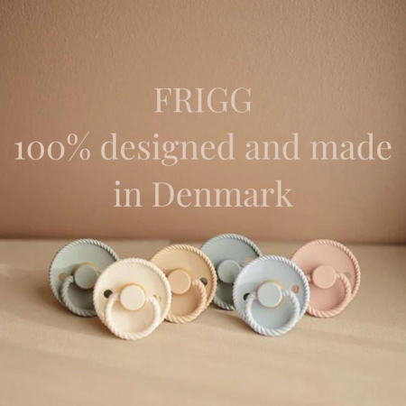 Picture of Frigg® Natural rubber Pacifier Daisy Night Blush/Cream (6-18m)