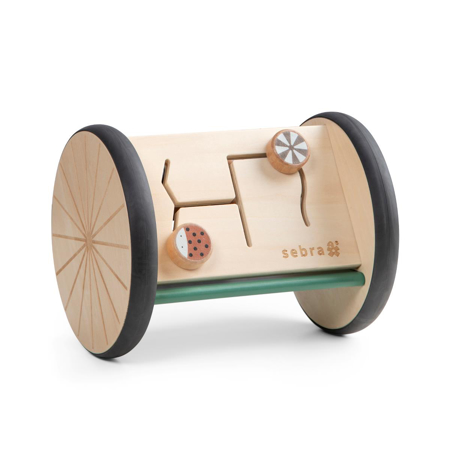 Picture of Sebra® Wooden activity roller / mirror Woodland