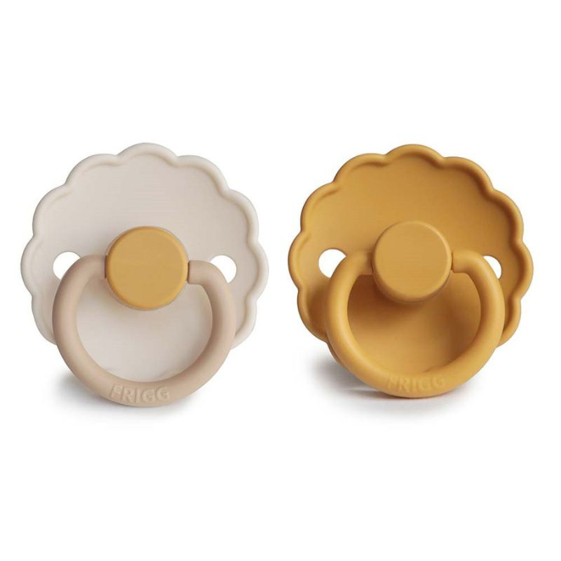 Picture of Frigg® Daisy Pacifiers Silicone Chamomile/Honey gold 