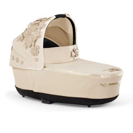 Picture of Cybex Fashion® Priam Lux Carry Cot Simply Flowers Nude Beige