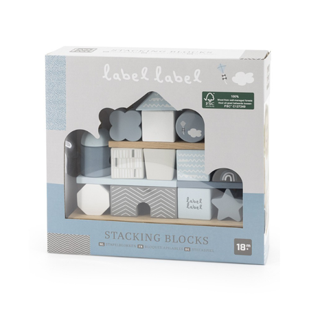 Picture of Label Label® Stacking Blocks Blue