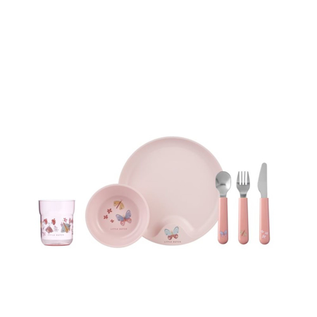 Picture of Little Dutch® Children's dinnerware 6-piece set - Flowers & Butterflies