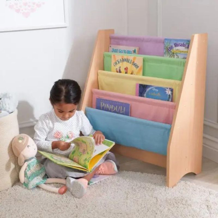 Picture of KidKratft® Sling Bookshelf Pastel&Natural