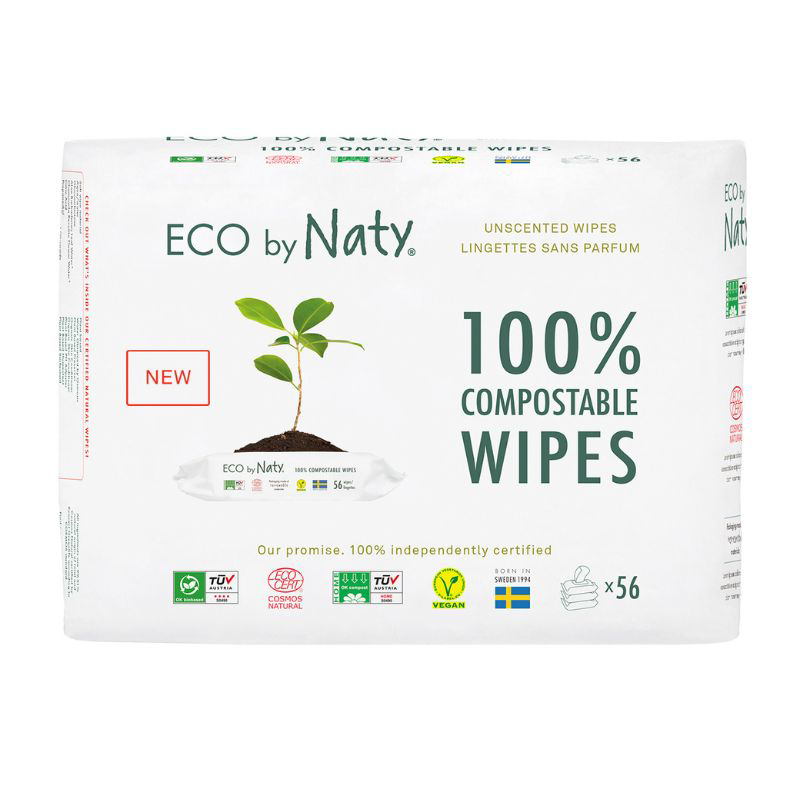 Picture of Eco by Naty® Wet Wipes Triple Pack 3x56 pcs.