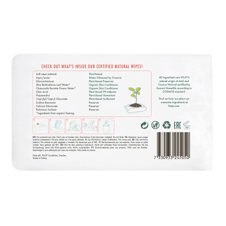 Eco by Naty® Wet Wipes Triple Pack 3x56 pcs.