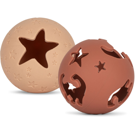 Picture of Konges Sløjd® 2 pack activity balls Rosesand Mix