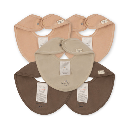 Picture of Konges Sløjd® Bibs Toasted Almond 5-pack