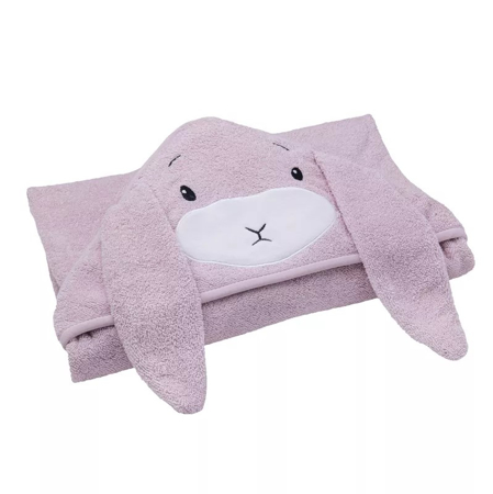 Effiki® Bunny Effik Hooded Towel Pink 75x75