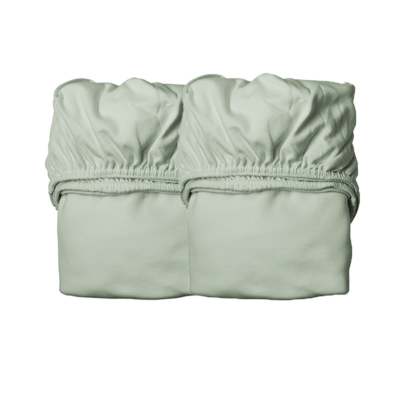 Picture of Leander® Sheet for Baby Cot 2 pcs. Sage Green 120x60