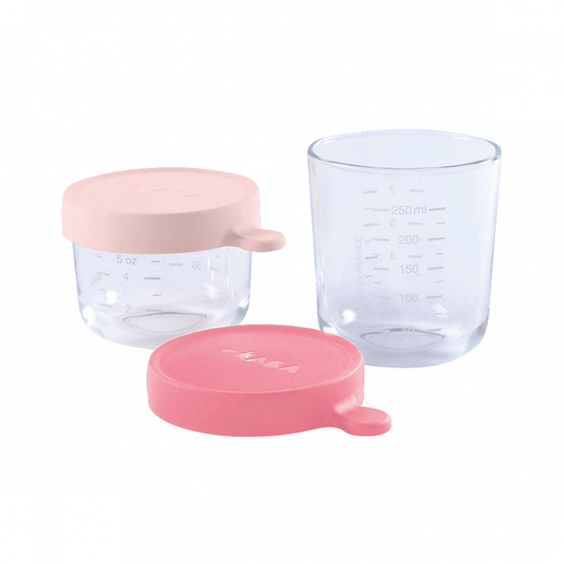 Picture of Beaba® Glass&Silicone Containers 2-Set Pink