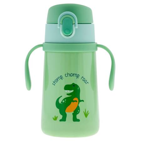 Picture of Stephen Joseph® Double Wall Stainless Steel Bottle with handle Dino