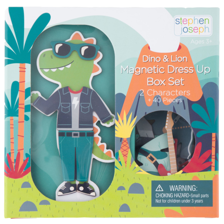 Picture of Stephen Joseph® Magnetic Game Dress Up Doll Dino Lion