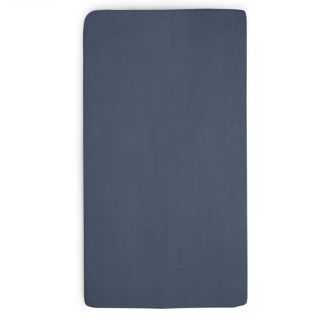 Jollein® Fitted Sheet Jersey Jeans Blue 120x60