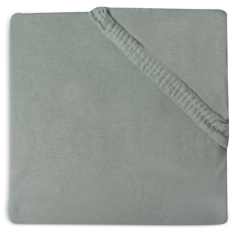 Picture of Jollein® Fitted Sheet Jersey Ash Green 140x70/150x75