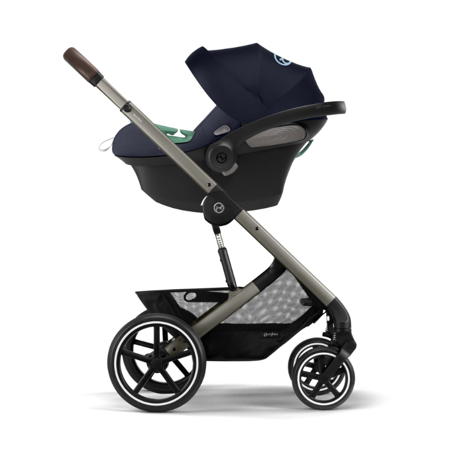 Picture of Cybex® Stroller Balios S Lux (0-22 kg) Ocean Blue (Silver Frame)