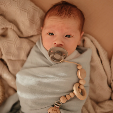 Picture of Frigg® Rope Pacifiers Silicone Cream/Sage 