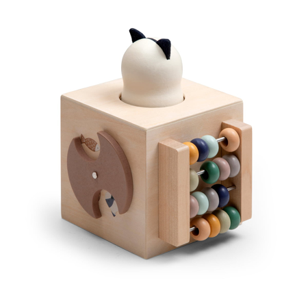 Picture of Sebra® Wooden activity cube Woodland