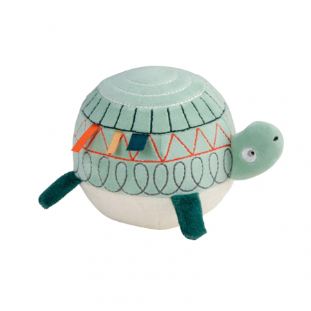 Picture of Sebra® Fabric ball with bell Turbo the turtle