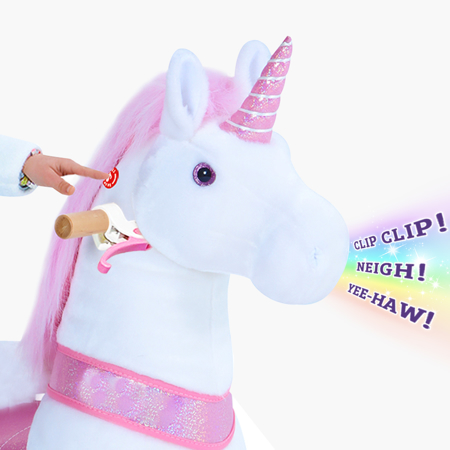 PonyCycle® Horse on the wheels - Pink Unicorn (3-5Y)