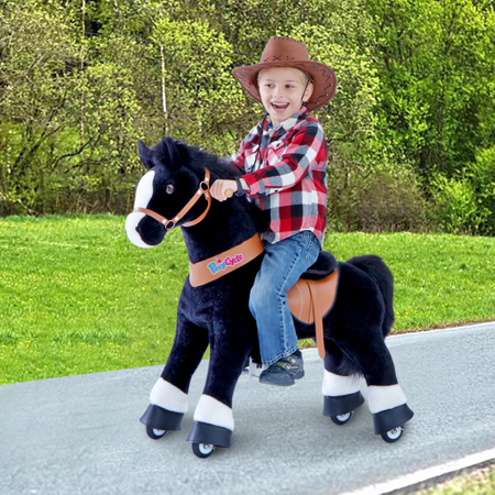 Picture of PonyCycle® Horse on the wheels - Black with White Hoof (4-8Y)
