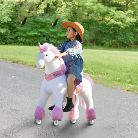 Picture of PonyCycle® Horse on the wheels - Pink Unicorn (7+Y)