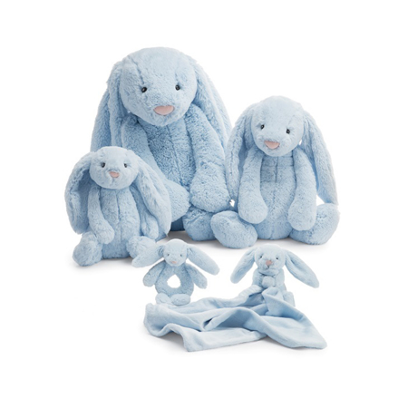 Jellycat® Soft Toy Bashful Blue Bunny Medium 31cm